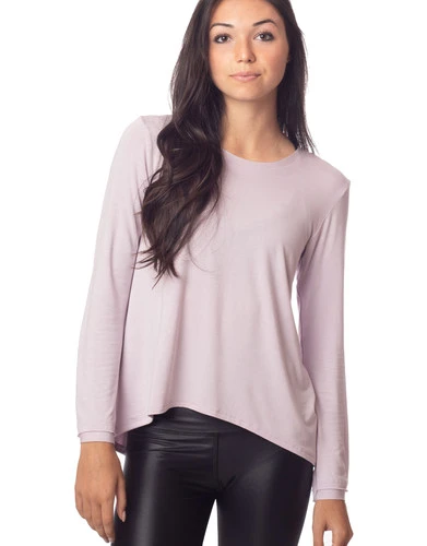 Emily Hsu Sunday Lilac Long Tee