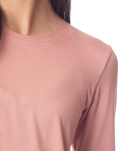 Emily Hsu Sunday Long Tee Dusty Pink - Image 5