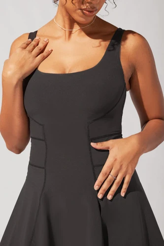 Popflex Tie Breaker Superdress Black