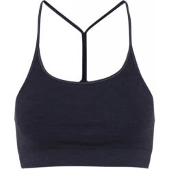 Moonchild Yoga Seamless Zen Top Black Iris