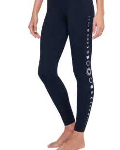 Spiritual Gangster Golden Icon Jacquard Legging