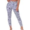 Onzie High Basic Midi White Cheetah Legging