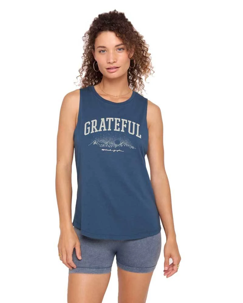 Spiritual Gangster Grateful Jade Muscle Tank - Image 2