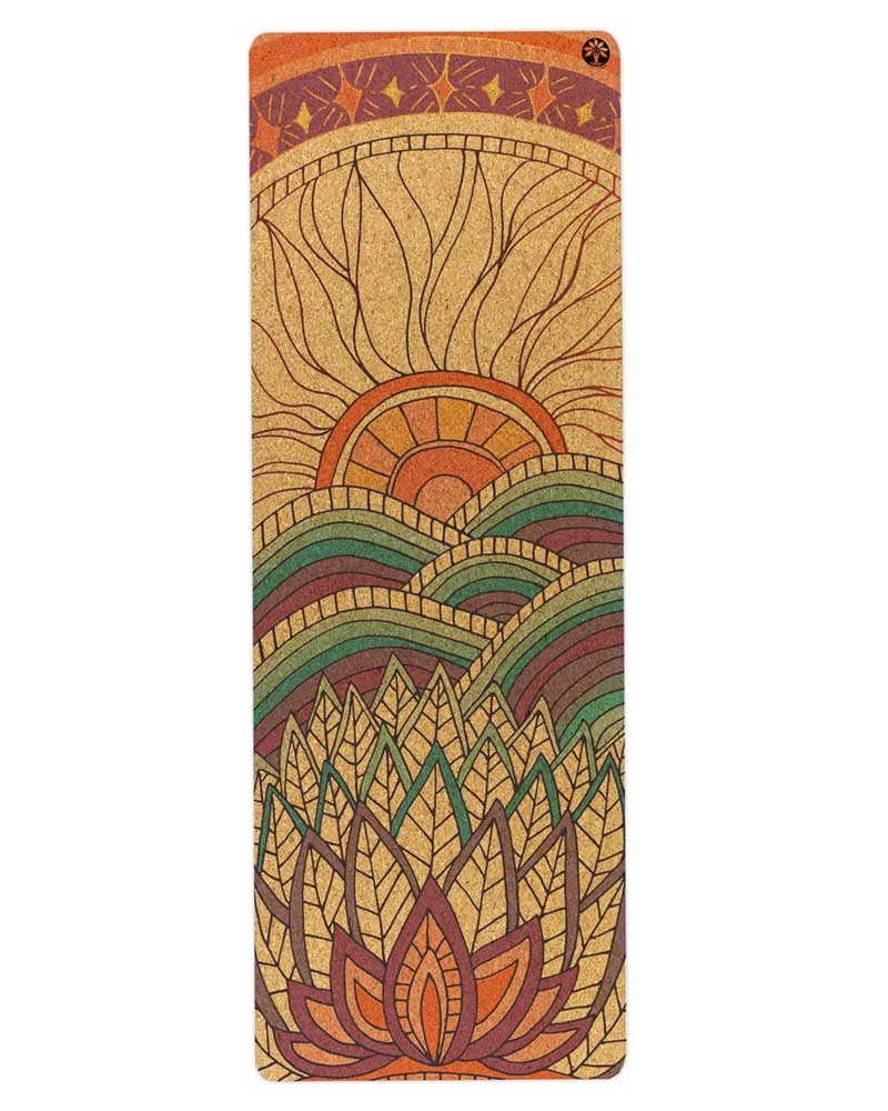 Mountain Magic Aura Cork Yoga Mat + Plant Foam - Image 2