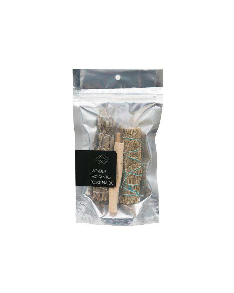 Palo Santo, White Sage & Cedar Smudge Set - Image 2