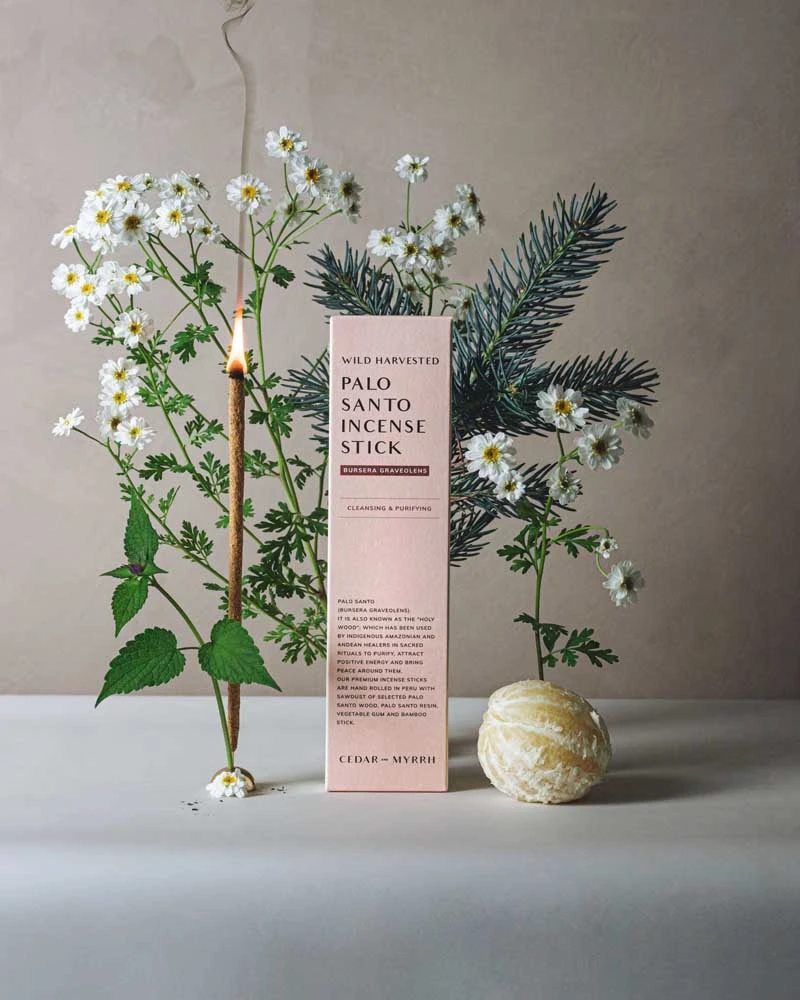 Hand Rolled Palo Santo Incense Stick - Image 3