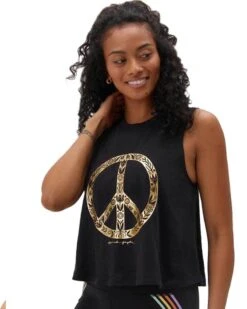 Spiritual Gangster Peace Crop Tank