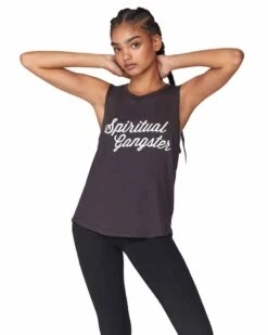 Spiritual Gangster SG Script Muscle Tank