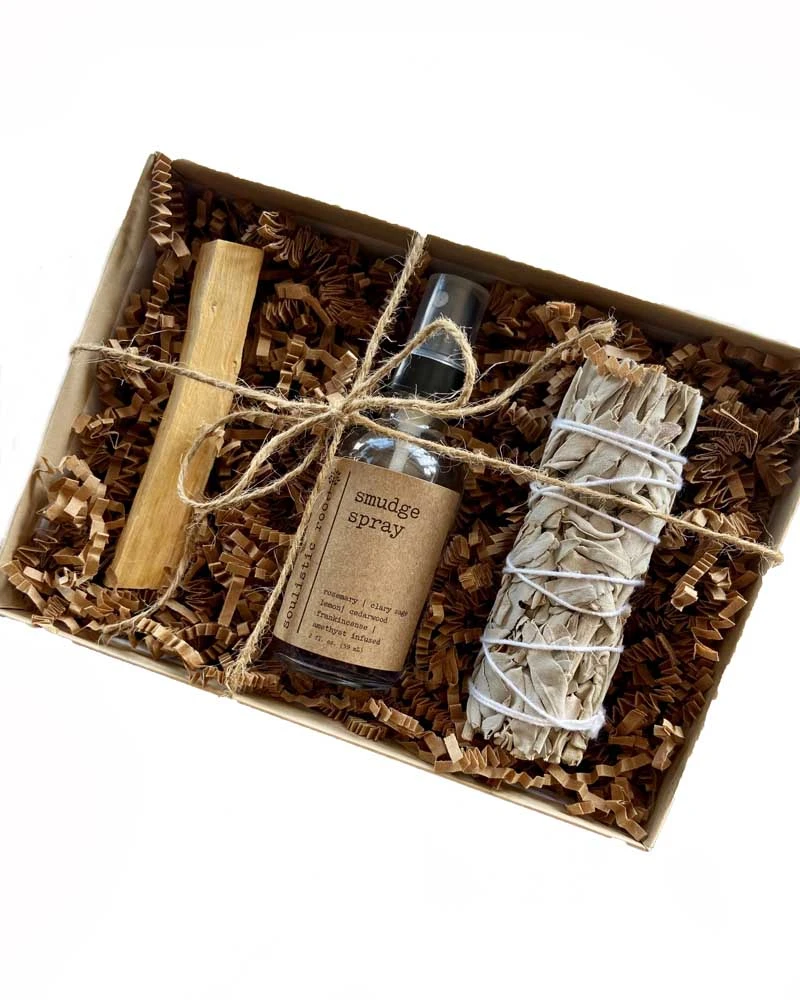 Smudge Set Trio - Smudge Spray - Palo Santo - Sage