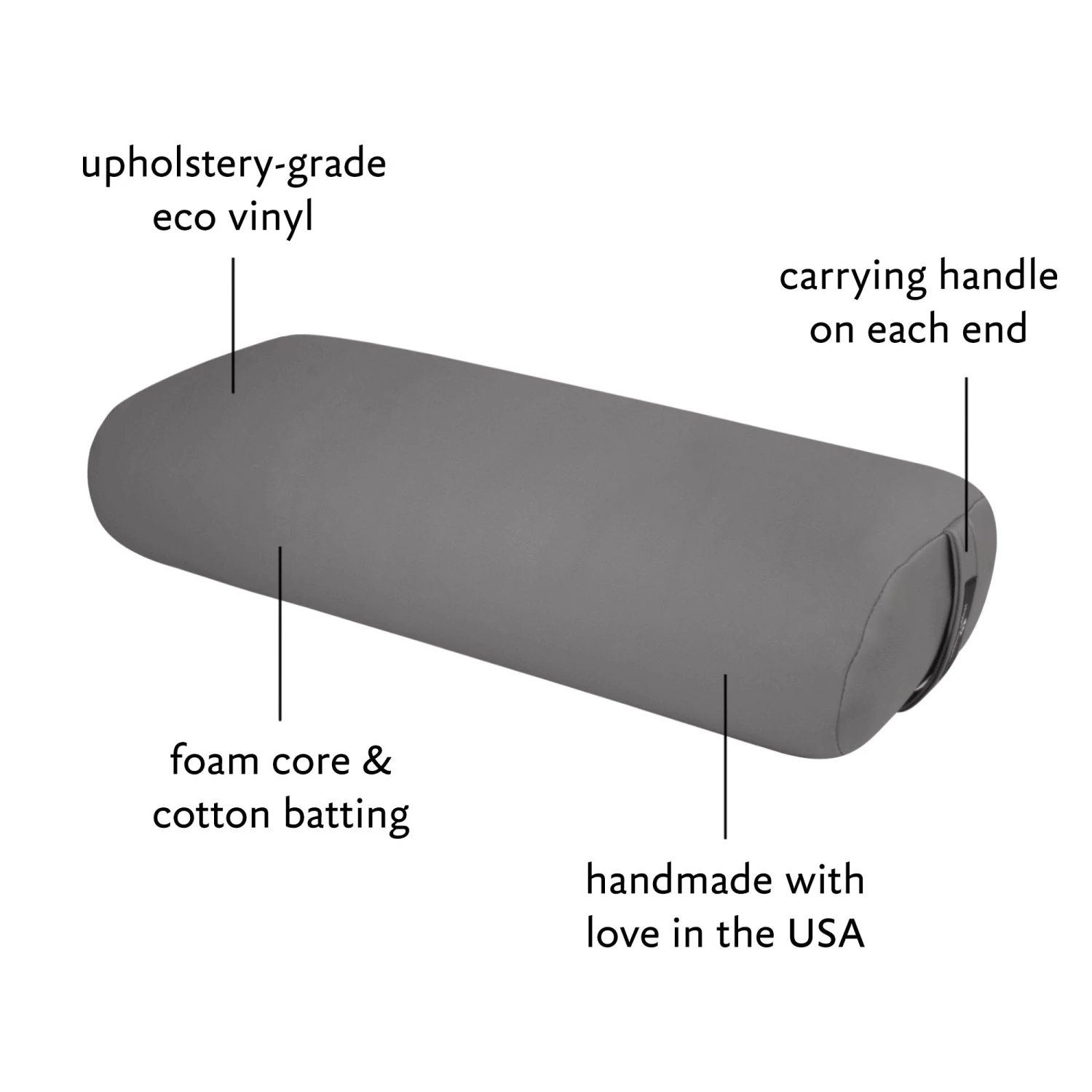 Standard Yoga Bolster – EZ Clean - Image 3