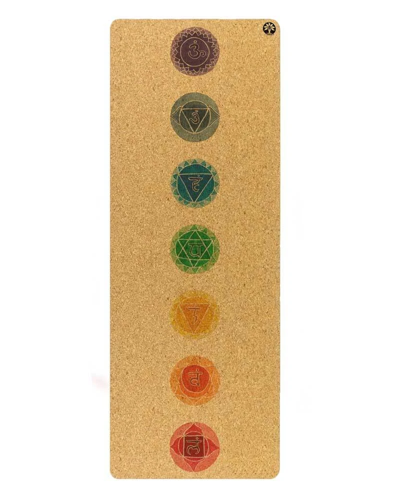 Chakras Original Cork Yoga Mat - Image 2