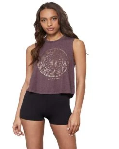 Spiritual Gangster Zodiac Crop Tank